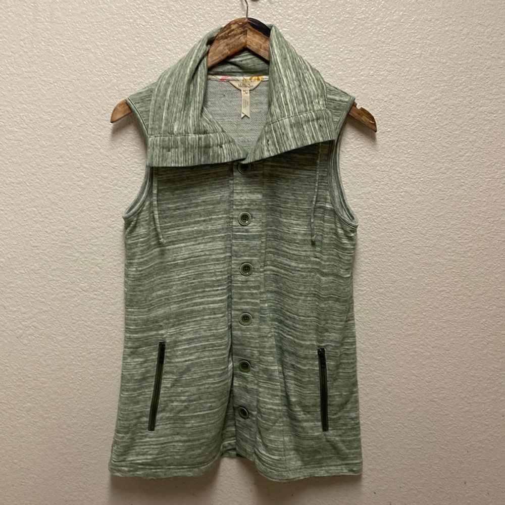 Matilda Jane Out the Door Heathered Vest Small